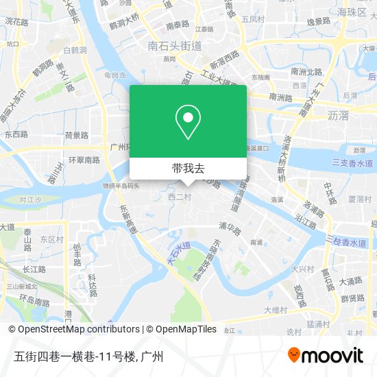 五街四巷一横巷-11号楼地图
