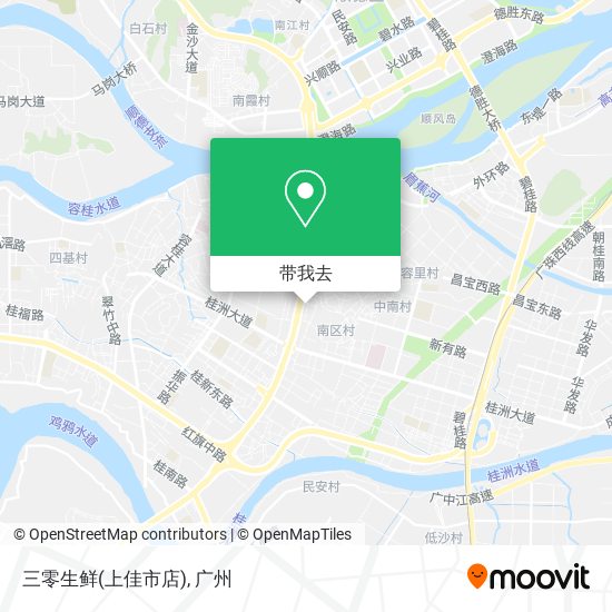 三零生鲜(上佳市店)地图