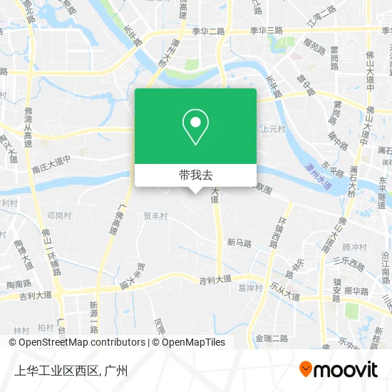 上华工业区西区地图