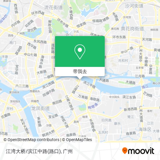 江湾大桥/滨江中路(路口)地图