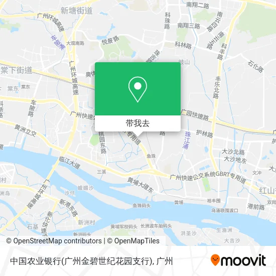 中国农业银行(广州金碧世纪花园支行)地图