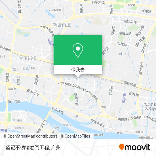 坚记不锈钢卷闸工程地图