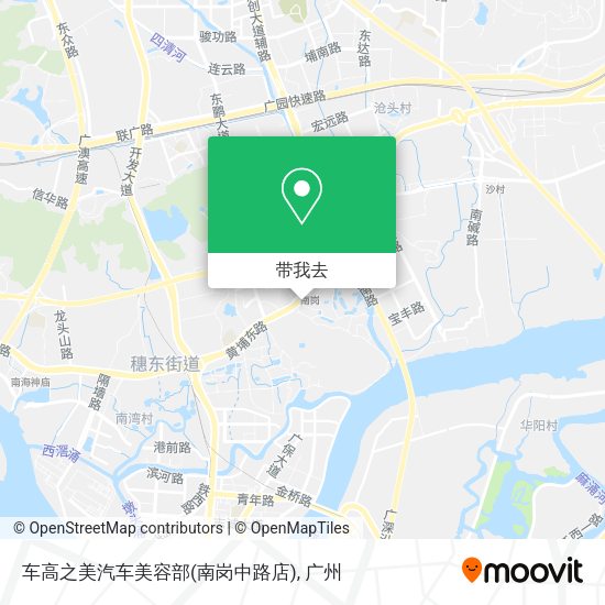 车高之美汽车美容部(南岗中路店)地图