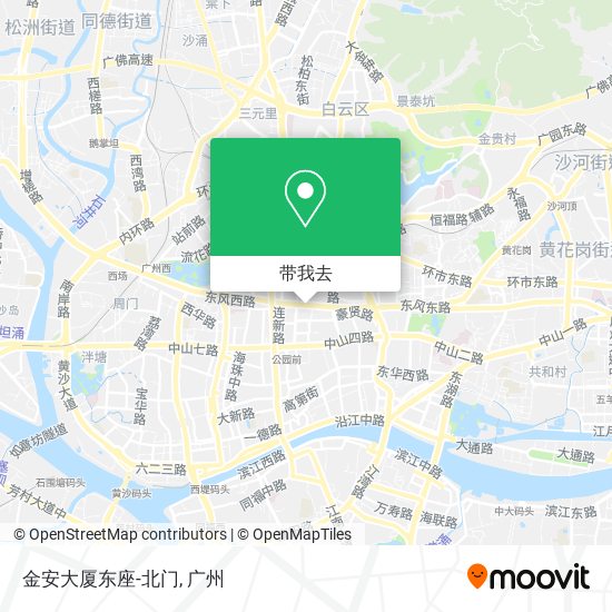 金安大厦东座-北门地图