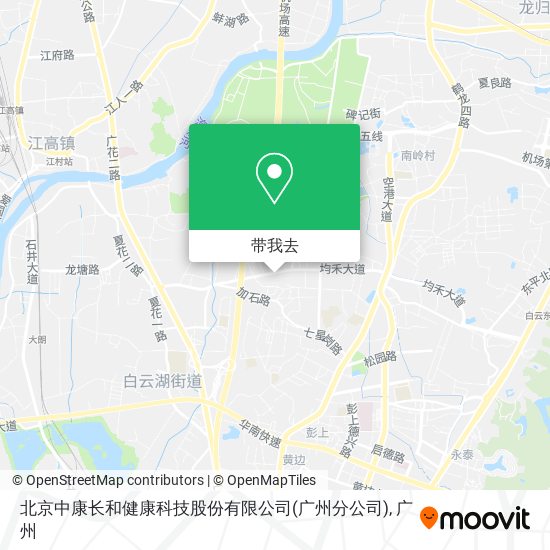 北京中康长和健康科技股份有限公司(广州分公司)地图