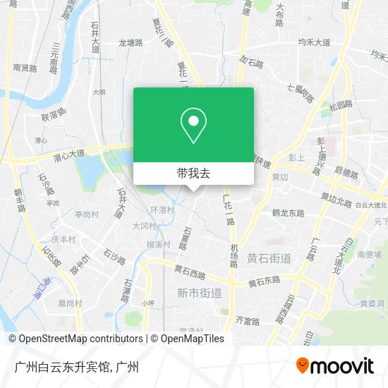 广州白云东升宾馆地图