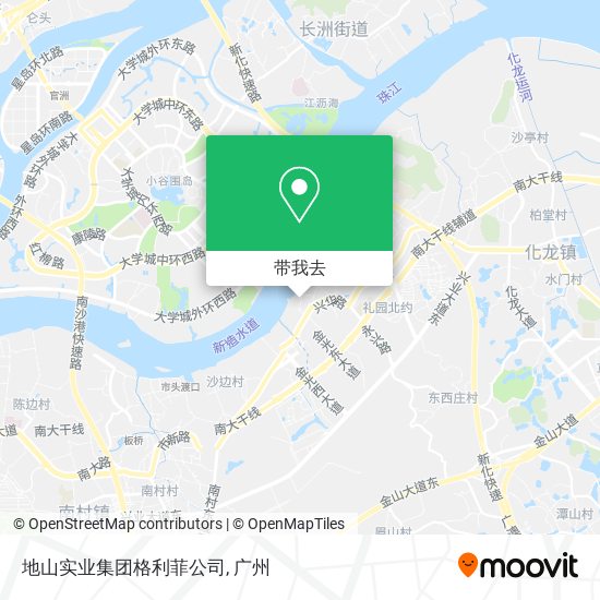 地山实业集团格利菲公司地图