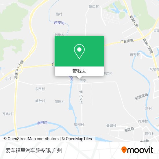 爱车福星汽车服务部地图