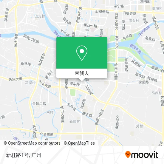 新桂路1号地图