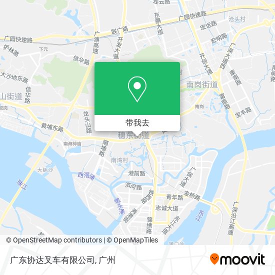 广东协达叉车有限公司地图