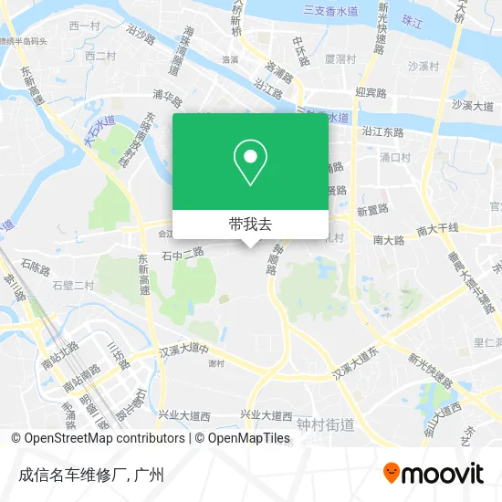 成信名车维修厂地图