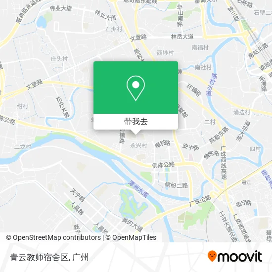 青云教师宿舍区地图