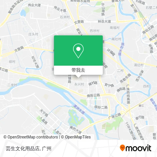 芸生文化用品店地图