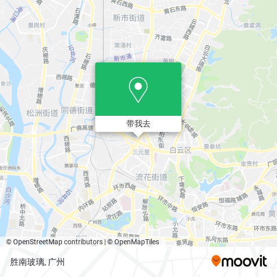 胜南玻璃地图