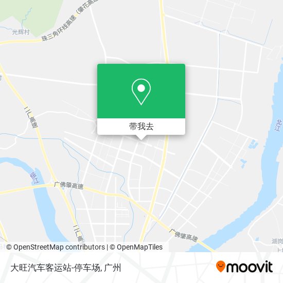 大旺汽车客运站-停车场地图