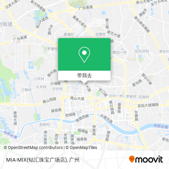 MIA-MIX(钻汇珠宝广场店)地图