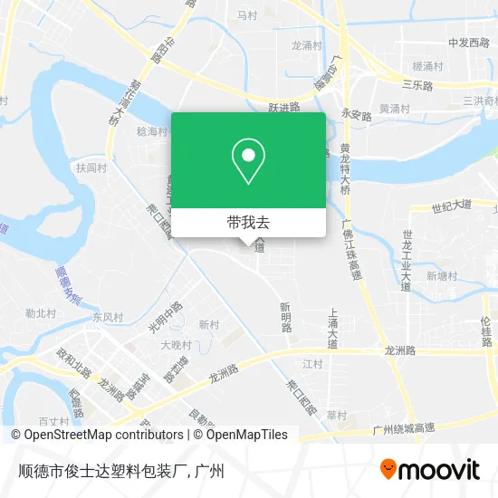 顺德市俊士达塑料包装厂地图