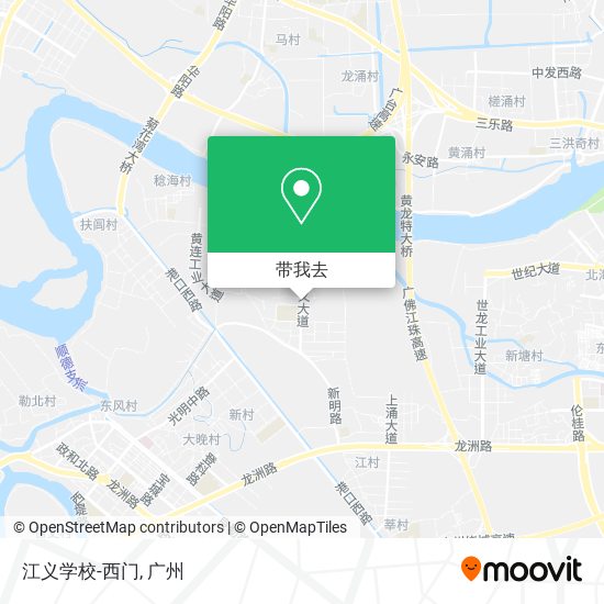 江义学校-西门地图