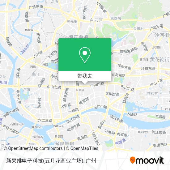 新果维电子科技(五月花商业广场)地图