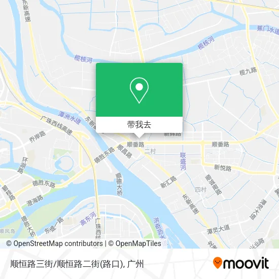 顺恒路三街/顺恒路二街(路口)地图