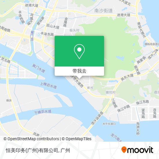 恒美印务(广州)有限公司地图