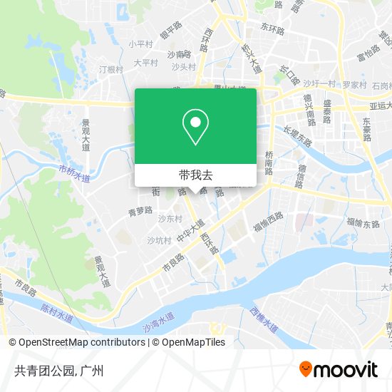 共青团公园地图