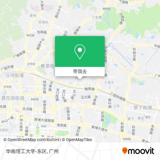 华南理工大学-东区地图