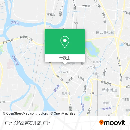 广州长鸿公寓石井店地图