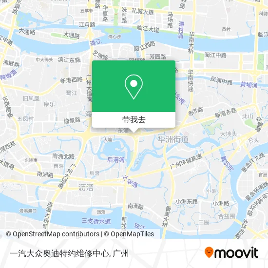 一汽大众奥迪特约维修中心地图