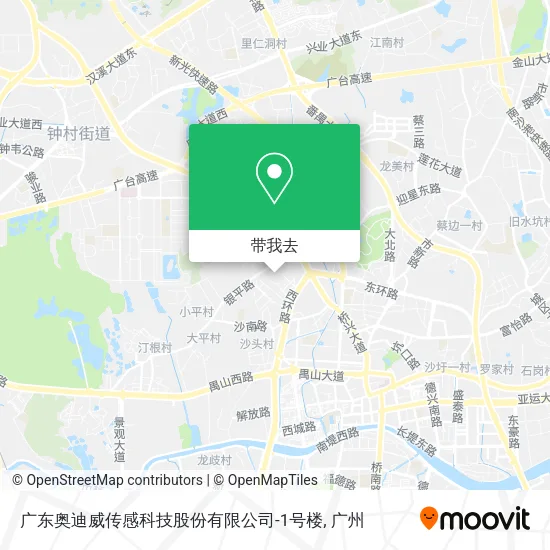 广东奥迪威传感科技股份有限公司-1号楼地图