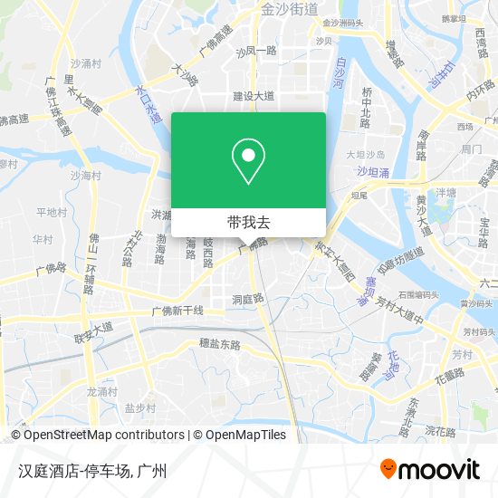 汉庭酒店-停车场地图