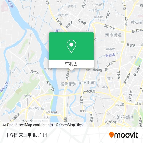 丰客隆床上用品地图