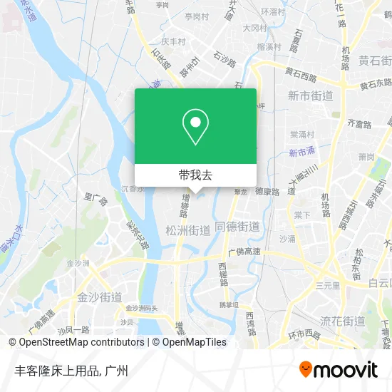 丰客隆床上用品地图