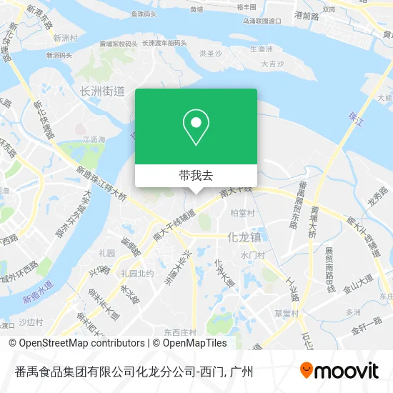 番禹食品集团有限公司化龙分公司-西门地图