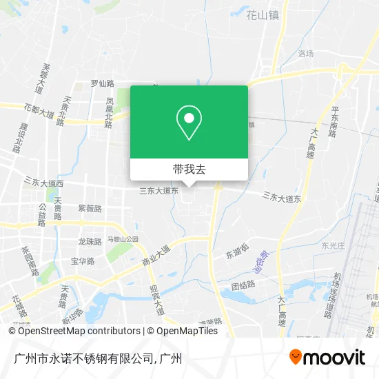 广州市永诺不锈钢有限公司地图