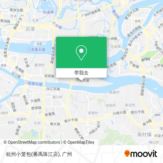 杭州小笼包(番禹珠江店)地图