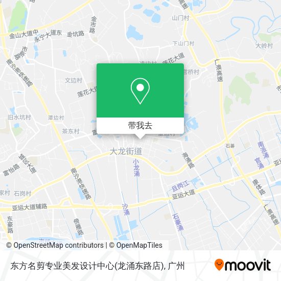 东方名剪专业美发设计中心(龙涌东路店)地图