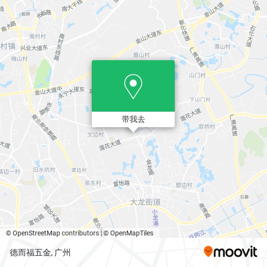 德而福五金地图