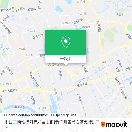 中国工商银行附行式自助银行(广州番禺石基支行)地图