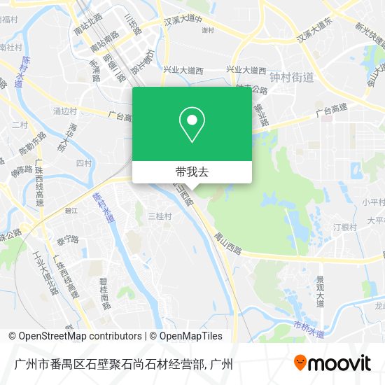 广州市番禺区石壁聚石尚石材经营部地图