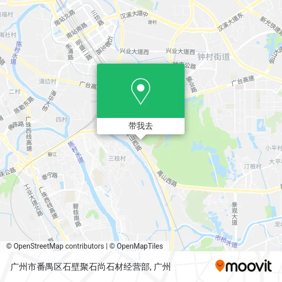 广州市番禺区石壁聚石尚石材经营部地图