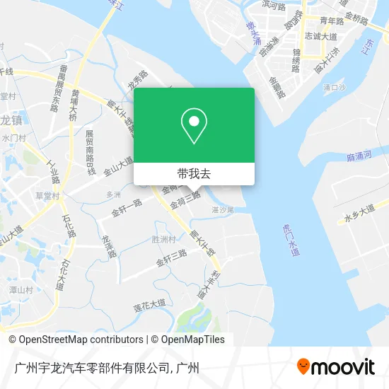 广州宇龙汽车零部件有限公司地图