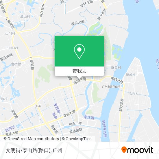 文明街/泰山路(路口)地图