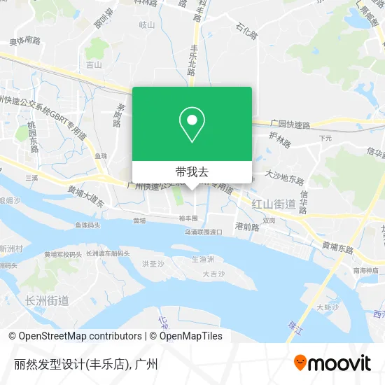 丽然发型设计(丰乐店)地图