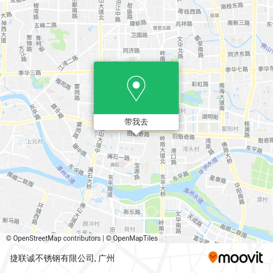 捷联诚不锈钢有限公司地图