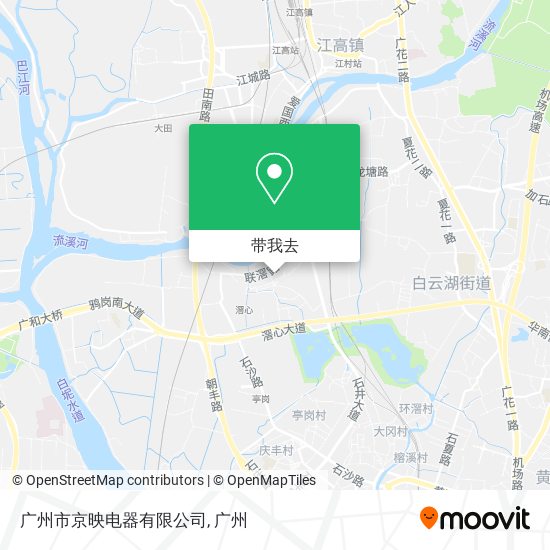 广州市京映电器有限公司地图