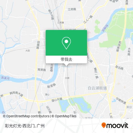 彩光灯光-西北门地图