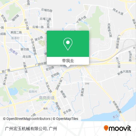 广州宏玉机械有限公司地图