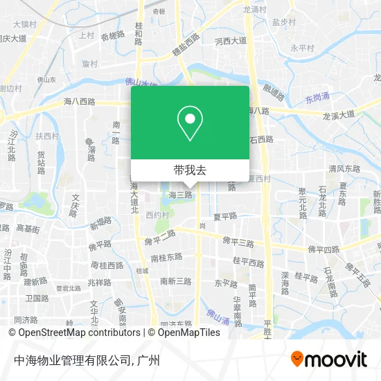 中海物业管理有限公司地图