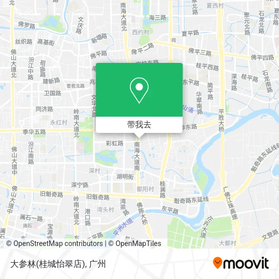 大参林(桂城怡翠店)地图